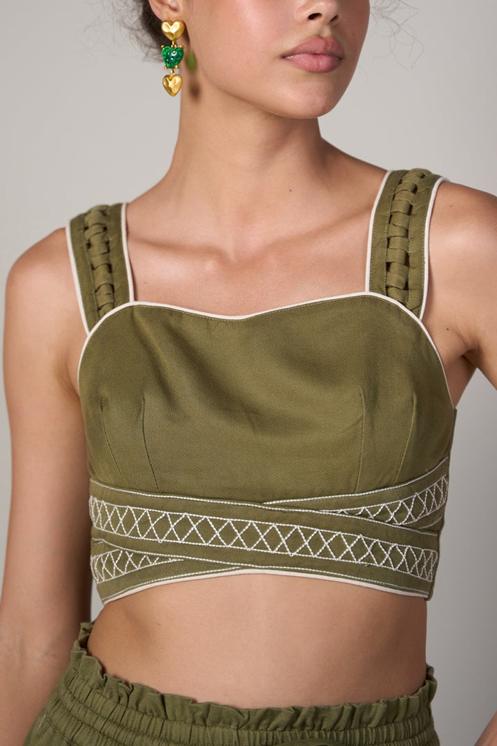 Eden Olive Top