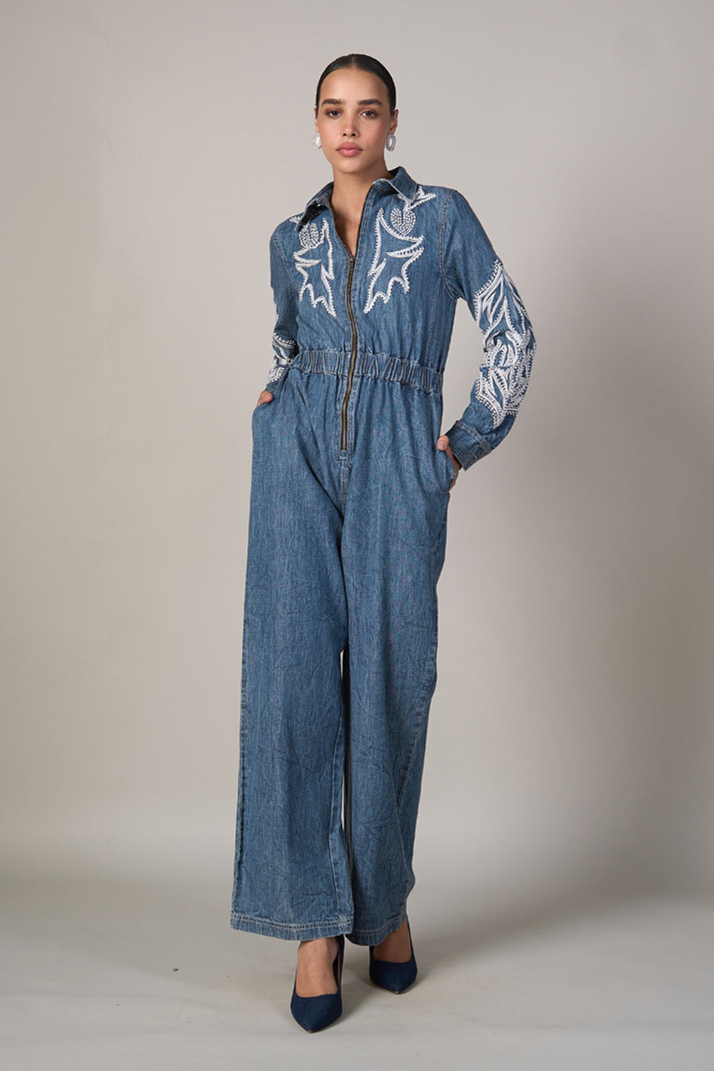 Lisa Denim Jumpsuit