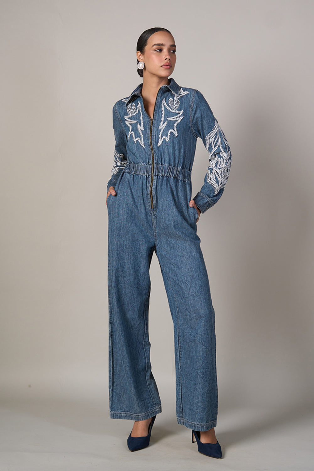 Lisa Denim Jumpsuit