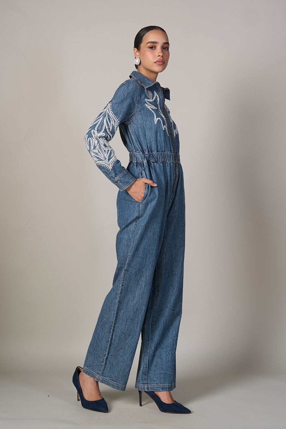 Lisa Denim Jumpsuit