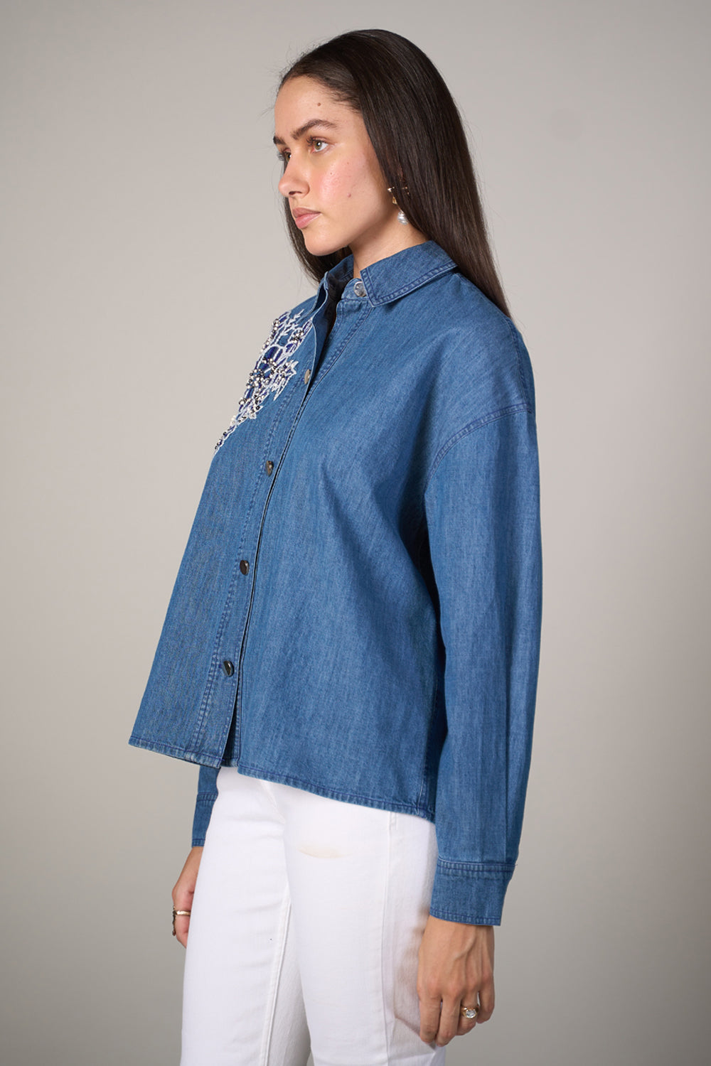 Lisa Oversized Denim Shirt