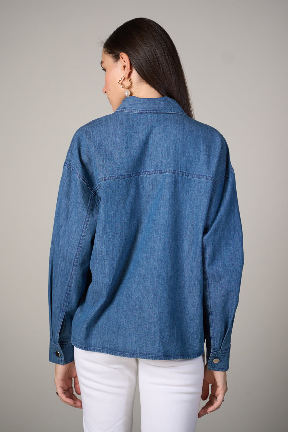 Lisa Oversized Denim Shirt