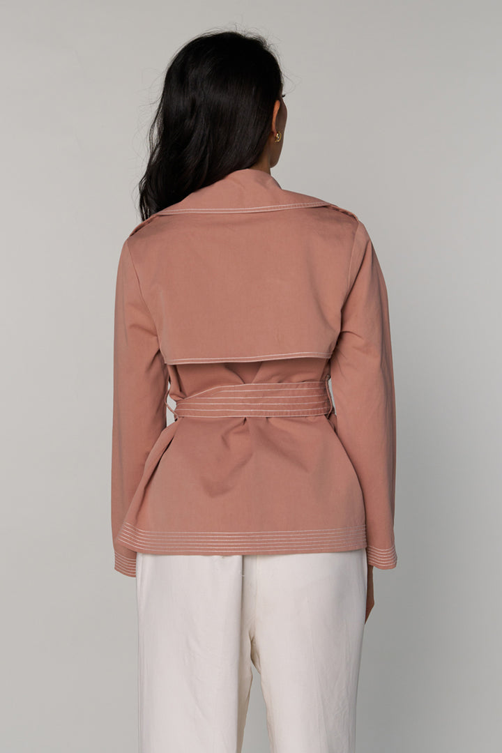 Freya Blush Trench