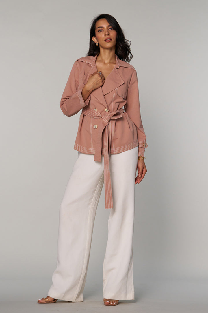 Freya Blush Trench