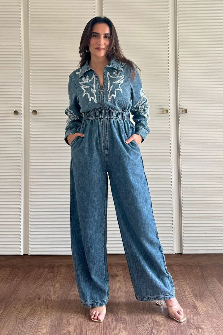 Lisa Denim Jumpsuit